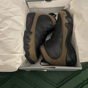 Jordan Youth Black and Brown Sneakers
